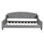 Lit de jour capitonné moderne de luxe, double, gris-701674620-701674610