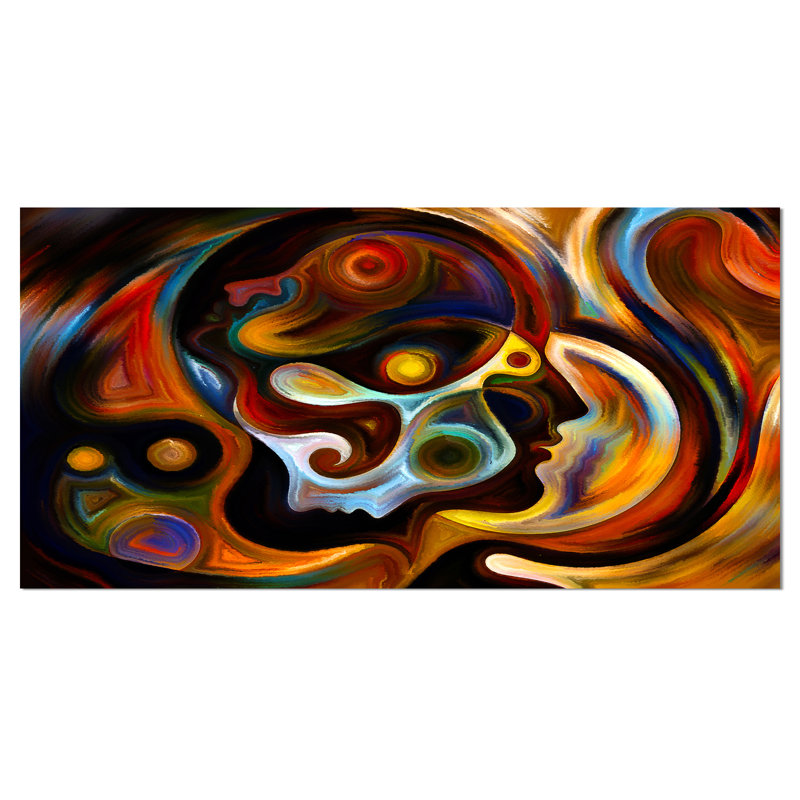 Impression sur toile tendue, H 20 po x l 40 po x P 1po
