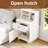 Modern Farmhouse Nightstand With shelves-979602456