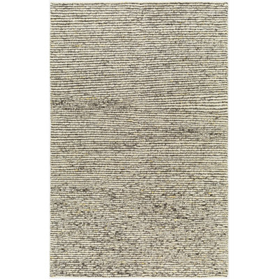 Totenham Wool Area Rug in Gray