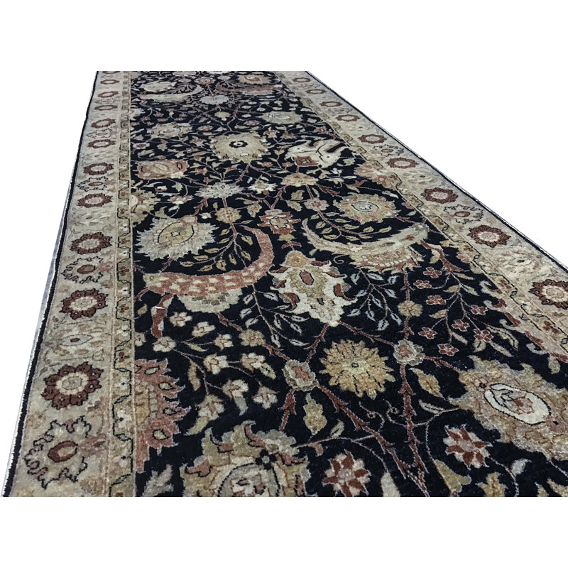 Wool Floral Area Rug, Runner 2'11" x 13'9"