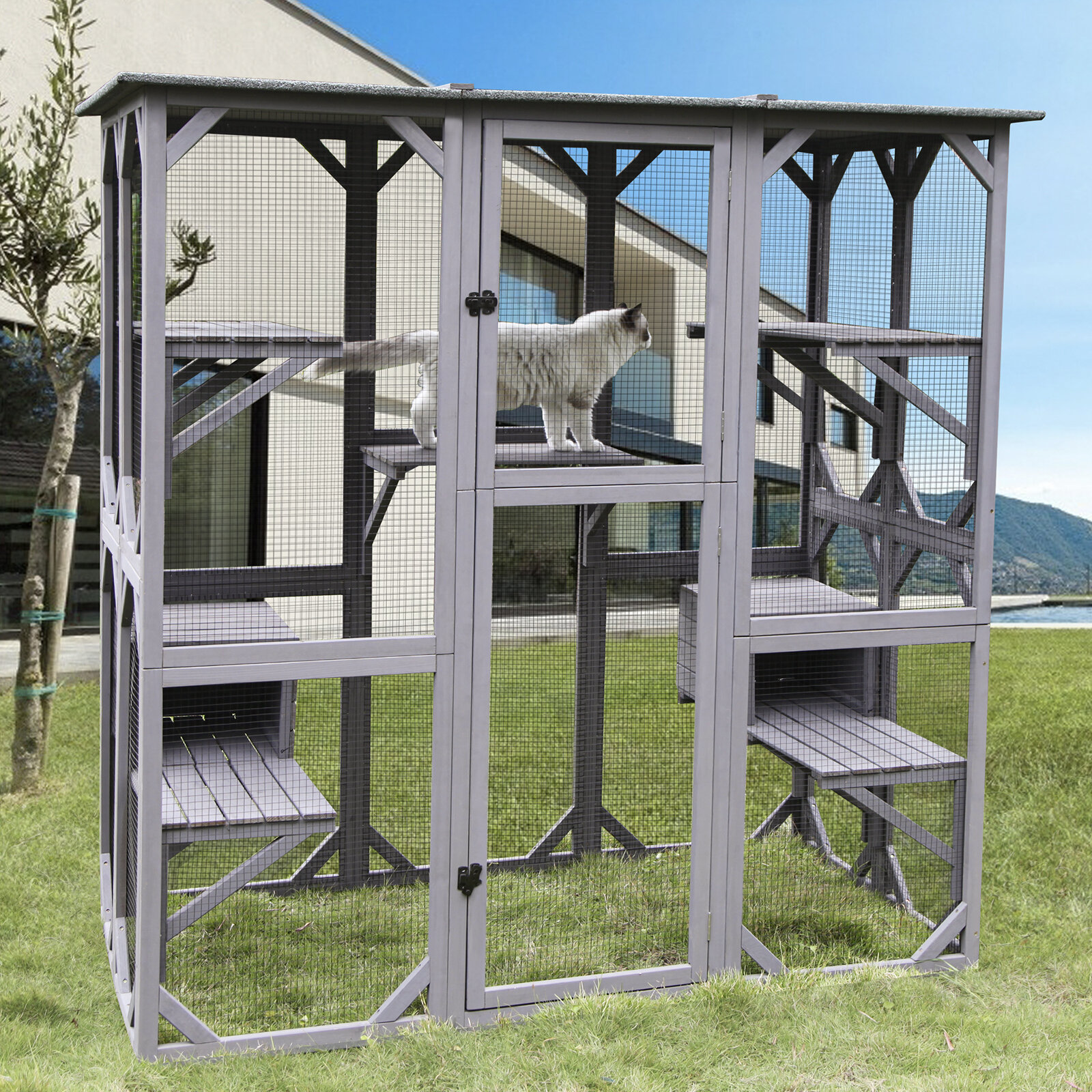 Outdoor playpen 2025 for cats