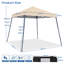 3x3 M Pop Up Canopy Outdoor Tent with Carry Bag-123686259
