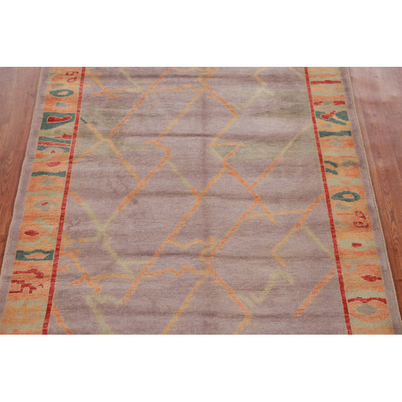 Tapis en laine teint à la main Oushak