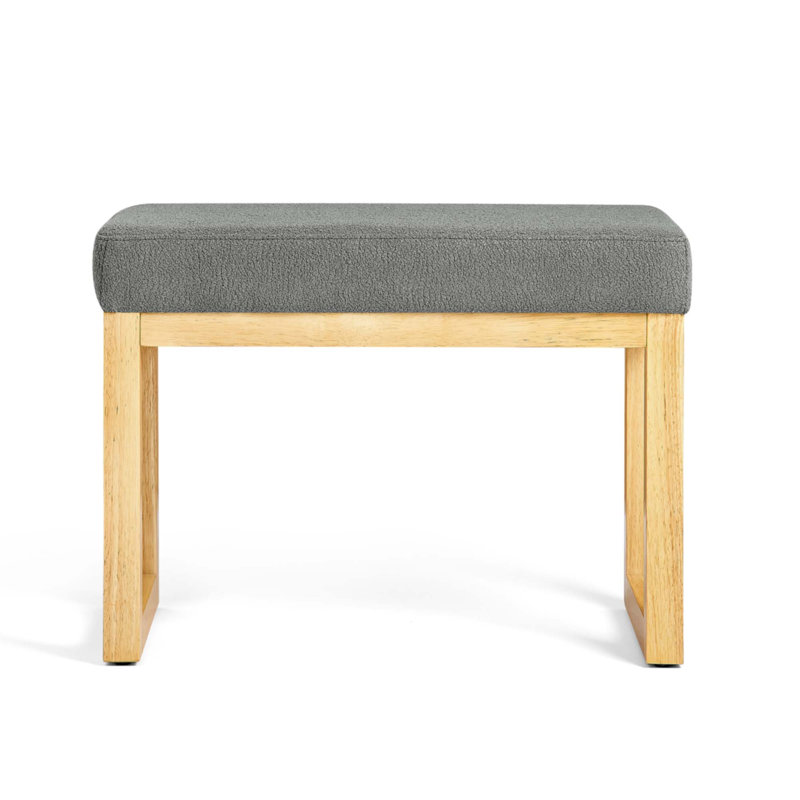 Shoe-Changing Bench, Dark Gray