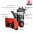 Powersmart 26-Inch Two Stage Gas Snow Blower, 208Cc Briggs & Stratton Engine, Electric Start, Heated Handles, LED Light