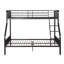 Lit superposé en métal avec matelas pour lit simple et grand lit TG - lattes d'escalade