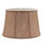 Burlap Modern Empire With Washer Fitter In Natural 11" Top X 14" Bottom X 9.5" Height-376548421