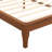 Durable Bamboo Platform Bed Frame with Extra Storage and Easy Assembly