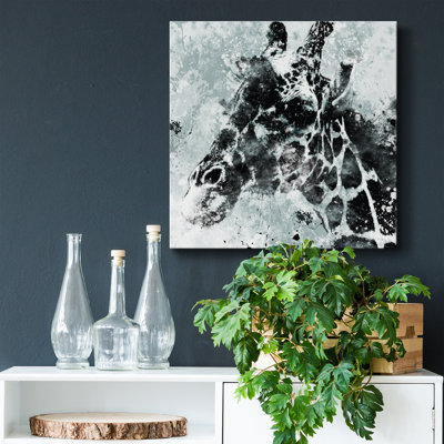 Girafe - reproduction sur toile