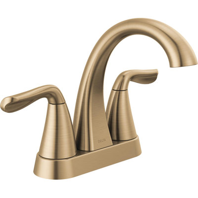 Arvo Centerset Bathroom Faucet with Drain Assembly, 2-handle Bathroom Sink Faucet