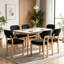 Chaise rembourrée en bois massif Inelda-137758533-137758534