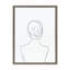 «Minimalist Woman» par Teju Reval, reproduction d'art sur toile encadrée-317857994