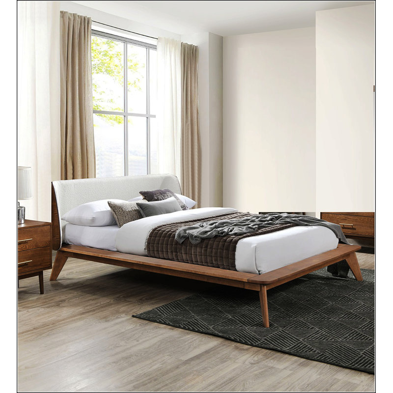 Walnut Full Size Bed, Full