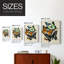 «Collage Butterflies I», reproduction encadrée - bois massif-2027736449-2027736461