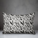 Floral Indoor/Outdoor Reversible Throw Pillow