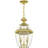 2 Light Outdoor Chain Lantern Pendant with Clear Glass Shade-101231119