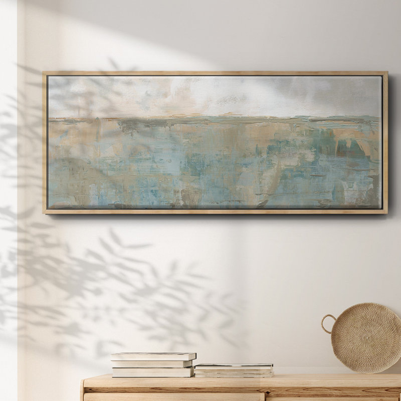 Distant Fields- Framed Canvas, 24" H x 60" W