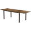 63"-94.5" Extendable Patio Dining Table for 6-8 Person, Brown