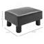 Ottoman Foot Rest, Small Foot Stool with Faux Leather Upholstery