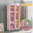 Dalziel 27.6'' Wide 4 - Shelf Storage Cabinet with Glass Doors-1738129587