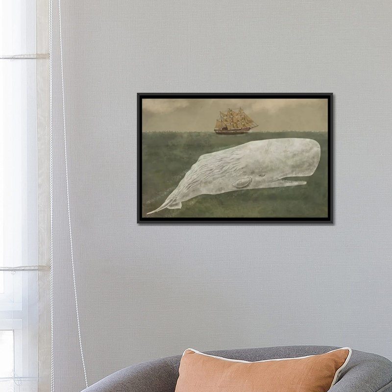 Loin de Nantucket - impression sur toile, H 18 po x l 26 po x P 1,5 po, Toile tendue, Pas de tapis