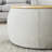 Round Storage Ottoman, 2 In 1 Function, Work As End Table And Ottoman,With Small Seat,Light Grey(25"X25"X14.7")-566375416