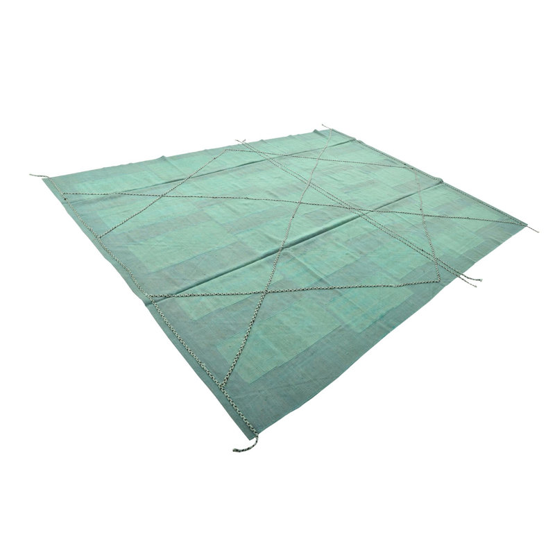 Tapis turquoise 8x11