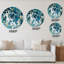 Waves Epoxy ResIn Art IV - Horloge murale moderne-59913649