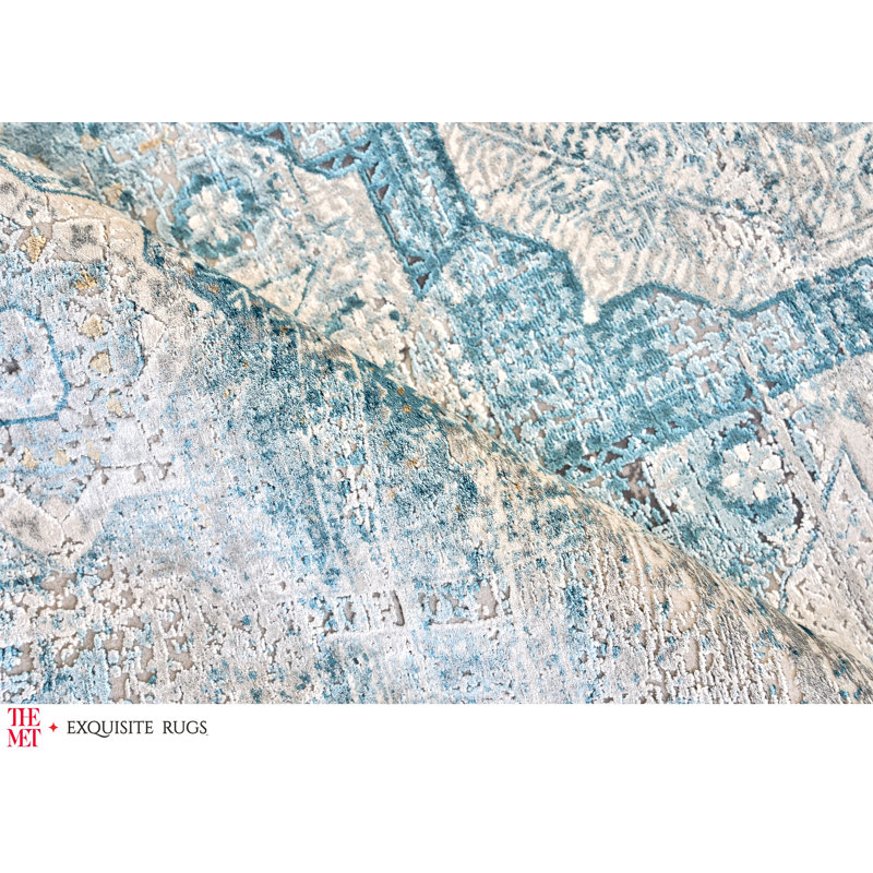 Legacy Blue Persian Style 8' x 10' Distressed Area Rug