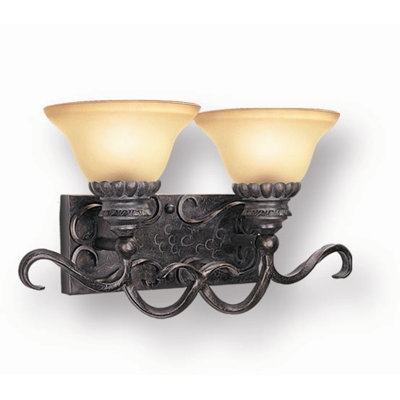 Éclairage pour meuble-lavabo 2 lumières traditionnel Willingham