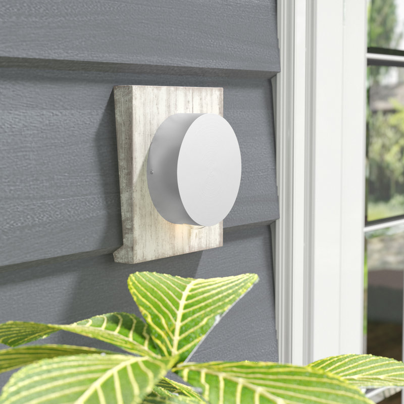 Azral LED Wall Light, Satin Aluminum