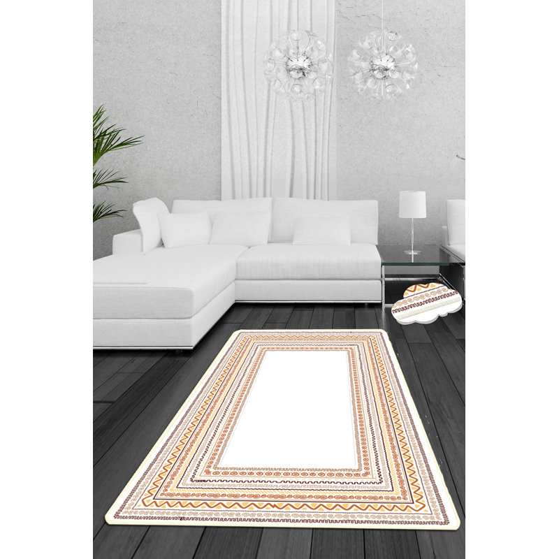 Kaleigh Chevron Shag Area Rug, Rectangle 80 x 150cm