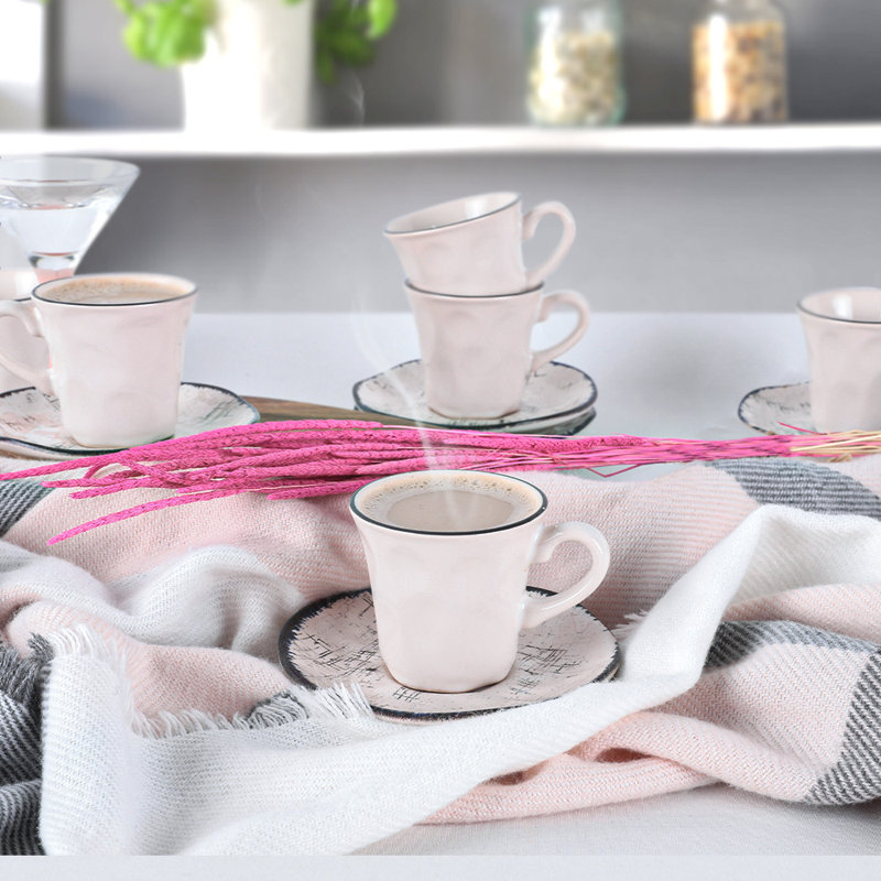 Tasse à espresso et soucoupe Cailah