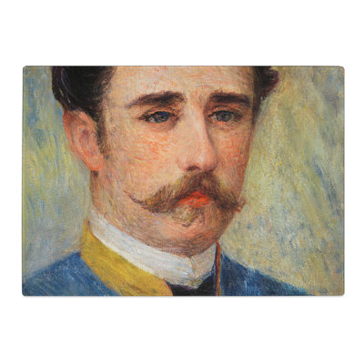 Portrait of a Man by Pierre-Auguste Renoir Chopping Board