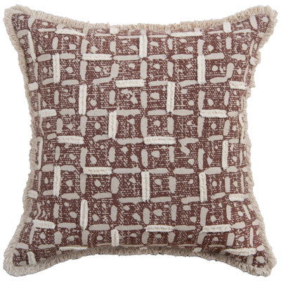 100% Recycled Cotton Canvas Throw Pillow