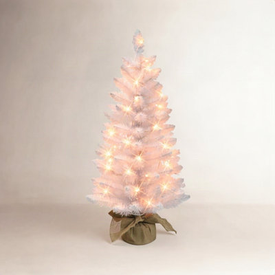 36' Lighted Fir Christmas Tree
