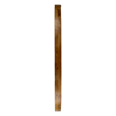 24" X 36" Oval Wall Mirror With Wood Frame, Farmhouse Wood Mirror For Bathroom Entryway Console Lean Against Wall