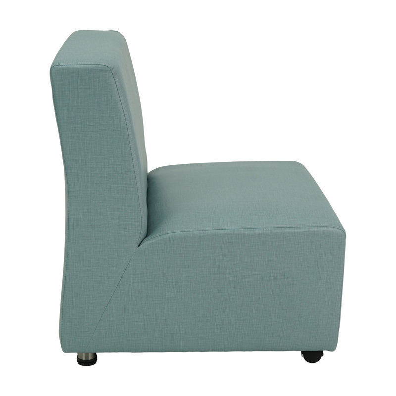 Fauteuil mobile rembourré Pro Series - noir, Ciel bleu hachuré