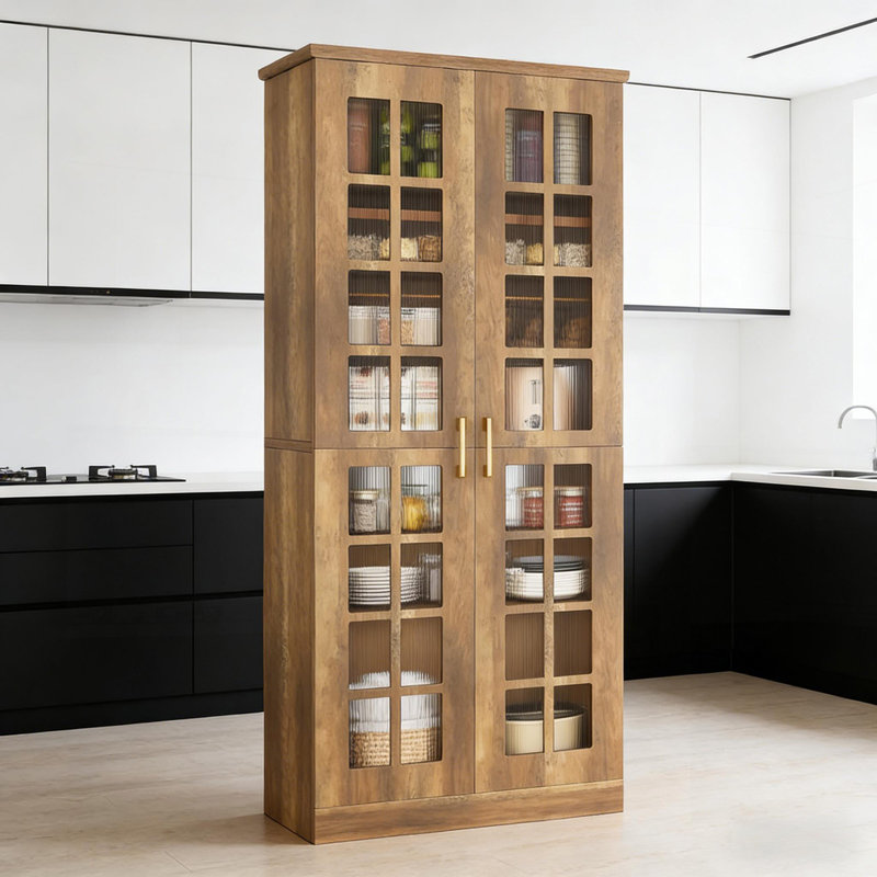 Tall Storage Cabinet,Spacious Kitchen Pantry,Kitchen Cupboard
