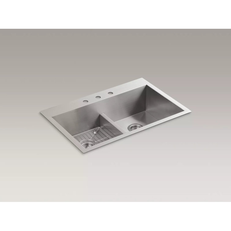 Vault™ 33" L x 22" W Drop-in Kitchen Sink