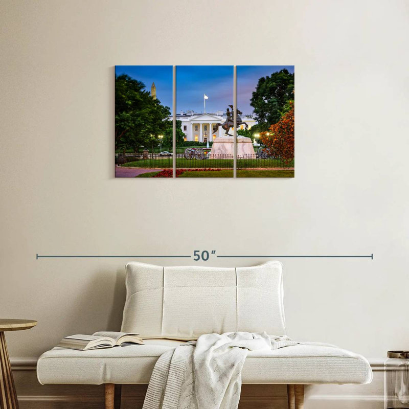 Maison blanche de Washington DC, H 20 po x l 33 po