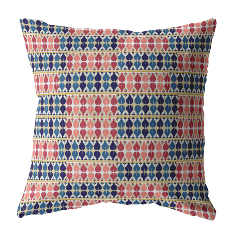 Coussin à fermeture à glissière intérieur et extérieur Spades, 20 po X 20 po
