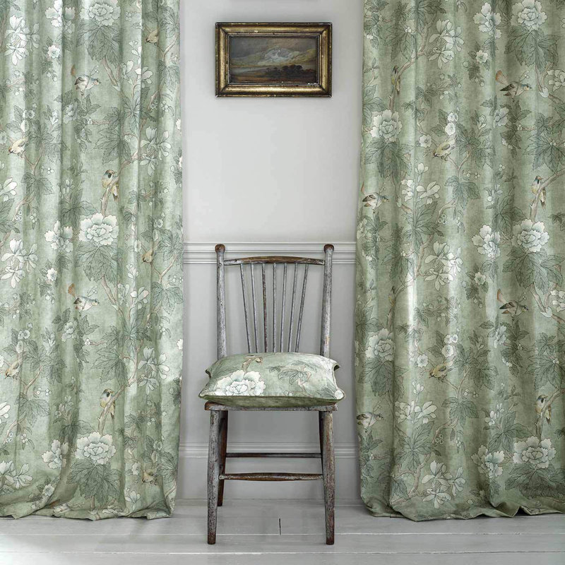 Chiswick Grove Fabric, Silver