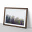 Pine Tree Forest in the Fog - Picture Frame Graphic Art Print on MDF-55732093-55732096