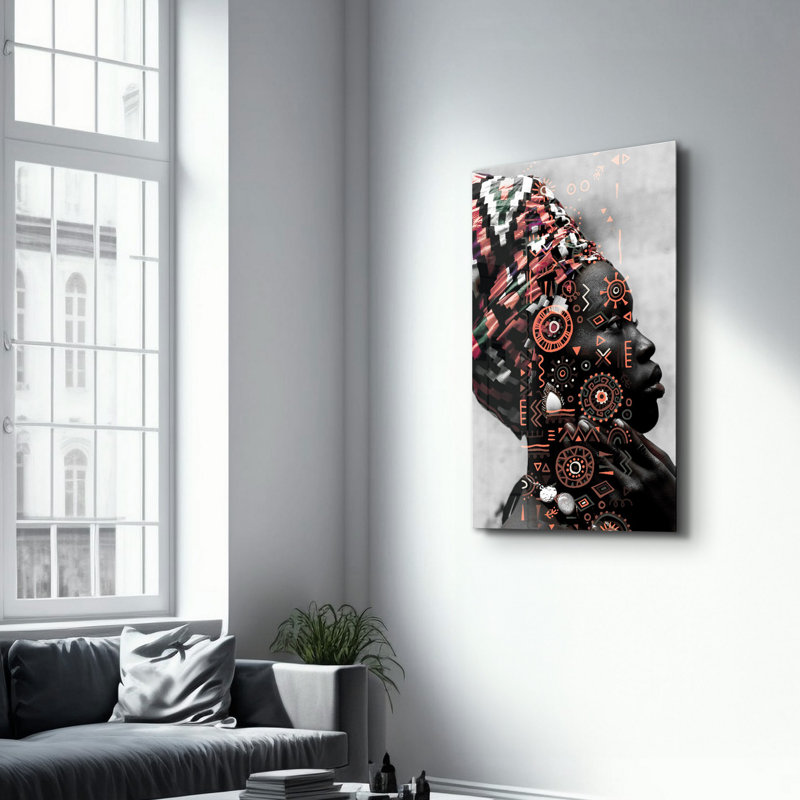 Elegant Tempered Glass Wall Art Painting, 13.8 x 21.7 inches | 100% Tempered Glass, Thickness: 0.16 inches | UV Printed for Vibrant Colors | Perfect for Home Decor, Living Room, & Office Spaces
