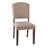 Gaige 4 - Person Solid Wood Top Sleigh Dining Set