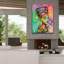 «Nefertiti» par Dean Russo, art mural sur toile-1317023485