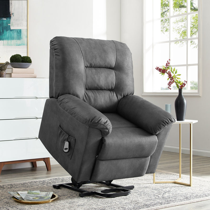 Fauteuil inclinable électrique de luxe avec aide au levage, massage et chauffage