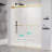 Sliding Frameless Soft-Close Shower Door For Bathroom-117950974